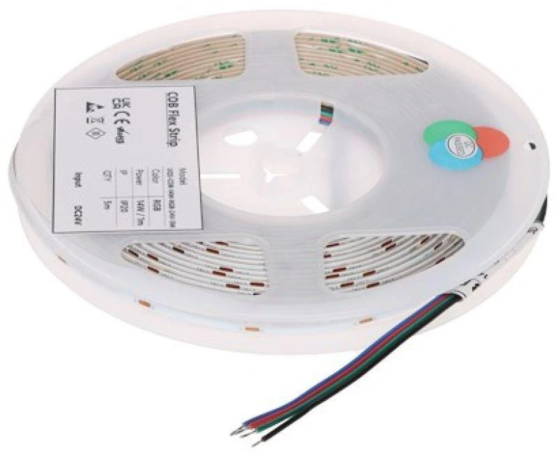 LED juosta LED-COB-24V/14W-RGB/5M MW Lighting