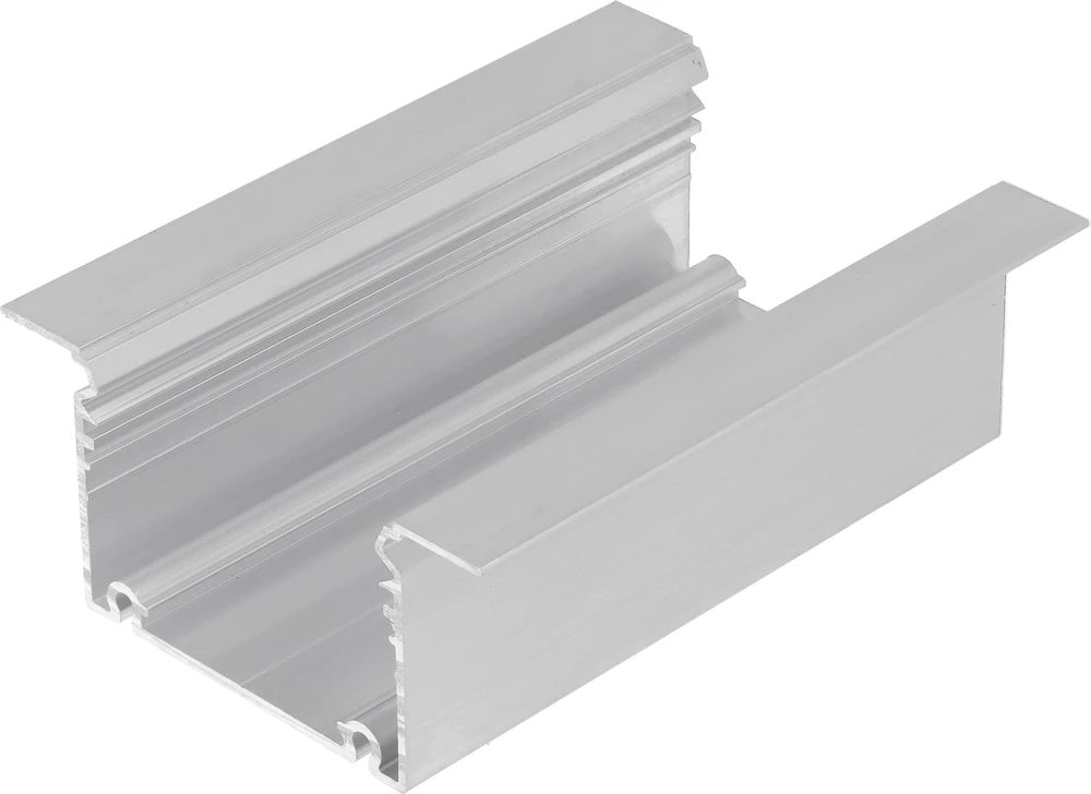 LED juostos įleidžiamas profilis PHIL, neanoduotas aliuminis, 3m