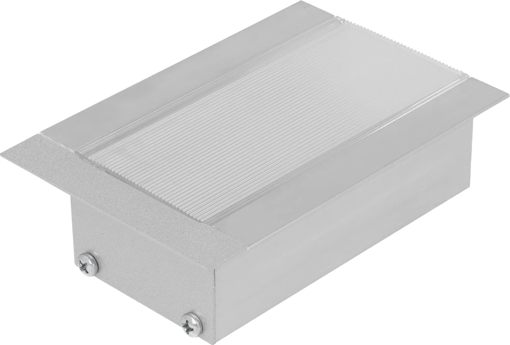 LED juostos įleidžiamas profilis PHIL, neanoduotas aliuminis, 3m