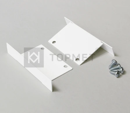 LED juostos įleidžiamo profilio PHIL53 metaliniai užbaigimo elementai, balti