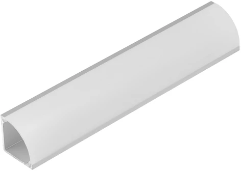 LED juostos kampinis profilis CABI12 DUO E, anoduoto aliuminio, 3m