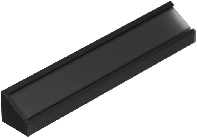 LED juostos kampinis profilis CORNER10.v2, juodas, 3m