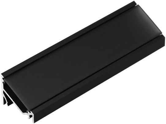 LED juostos kampinis profilis CORNER16.v2, juodas, 4m