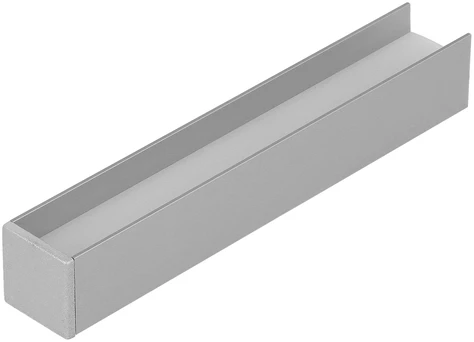 LED juostos paviršinis profilis COZY12 C/U1, anoduoto aliuminio, 3m