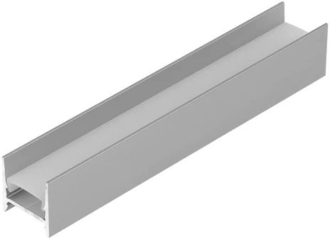 LED juostos paviršinis profilis COZY12 C/U1, anoduoto aliuminio, 3m
