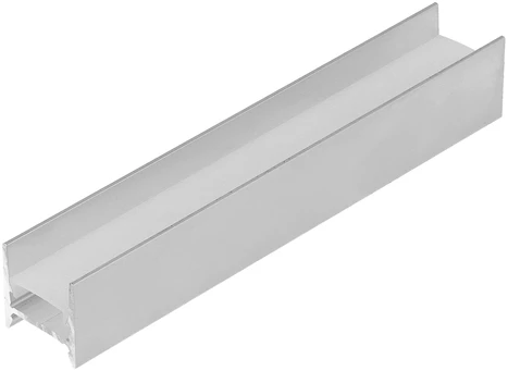 LED juostos paviršinis profilis COZY12 C/U1, neanoduoto aliuminio, 2m