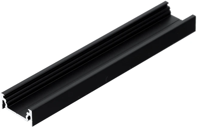 LED juostos paviršinis profilis SURFACE10.v2, juodas, 3m