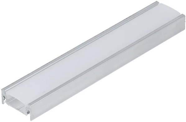 LED juostos paviršinis profilis SURFACE10.v2, neanoduoto aliuminio sp., 2m