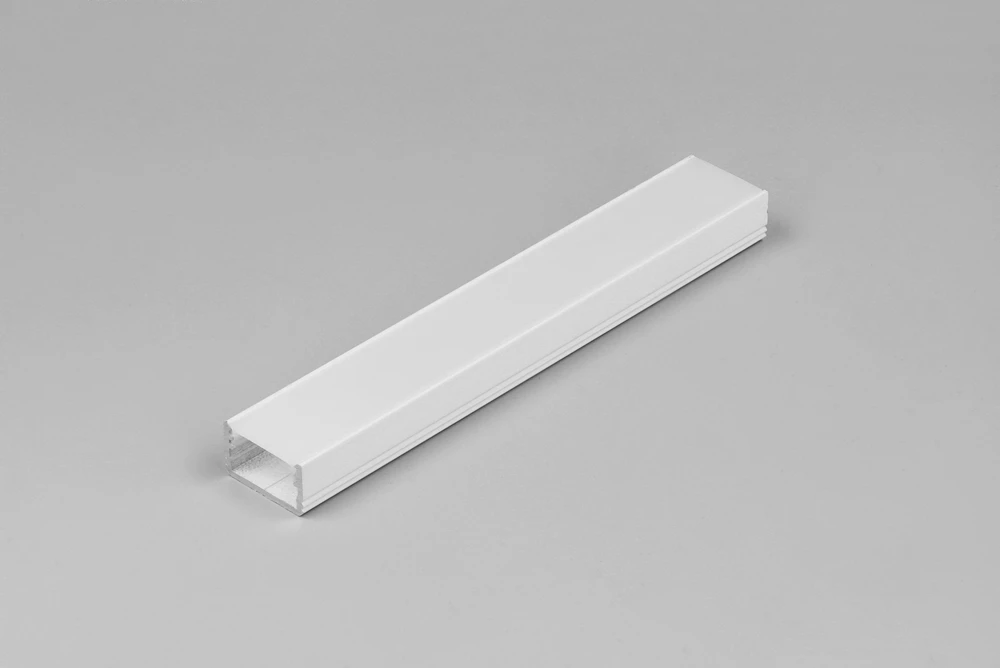 LED juostos paviršinis profilis UNI14 BC3/Y, baltas, 2m