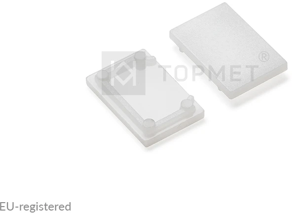 LED juostos profilio dangtelio E7 CLICK užbaigimai