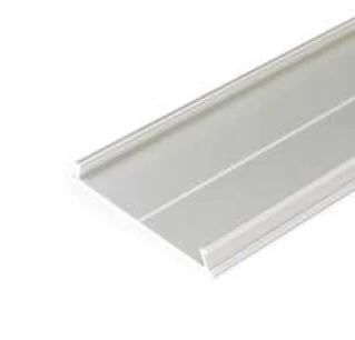 LED juostos profilio dangtelis C10, anoduotas aliuminis, 3m