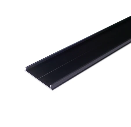 LED juostos profilio dangtelis C10, juodas, 3m
