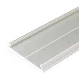 LED juostos profilio dangtelis C10, neanoduotas aliuminis, 2m