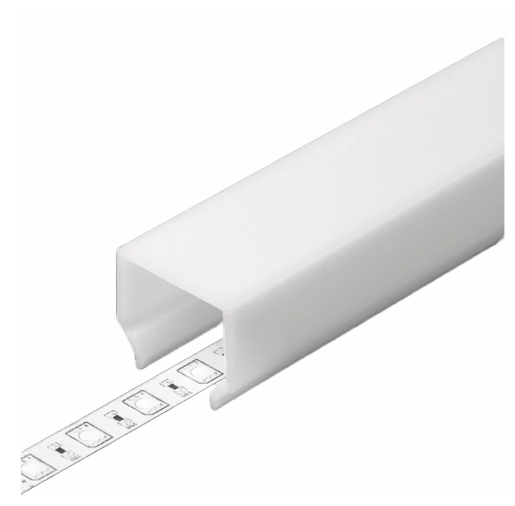 LED juostos profilio dangtelis E7 CLICK, baltas, 3m