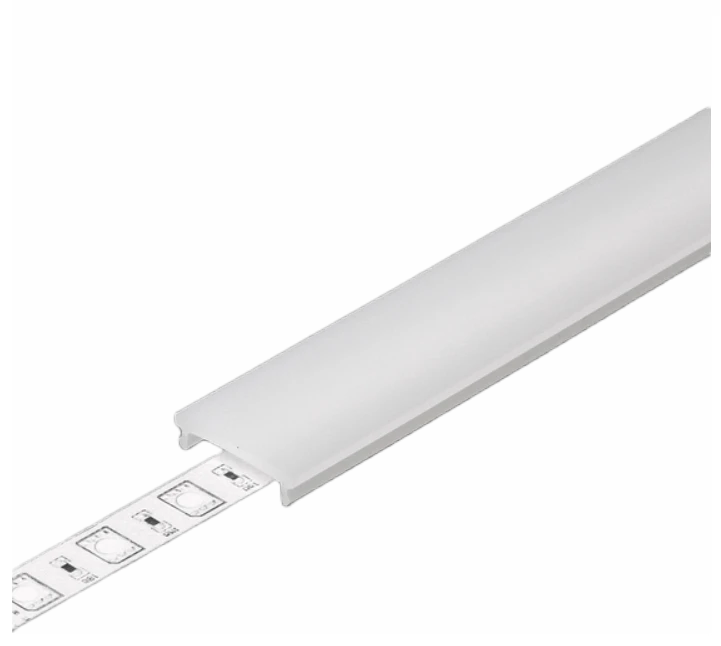 LED juostos profilio dangtelis F CLICK, baltas, 4m