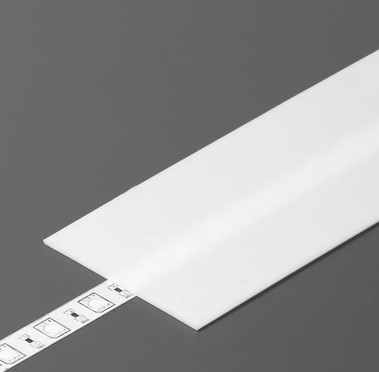LED juostos profilio dangtelis G SLIDE, baltas, 2m
