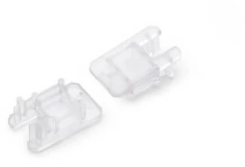 LED juostos profilio MIKRO-LINE12 užbaigimo elementas, skaidrus