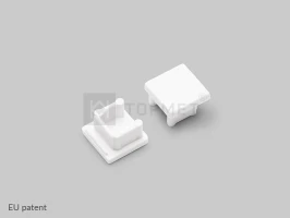 LED juostos profilio SMART10 užbaigimo elementas (baltas)