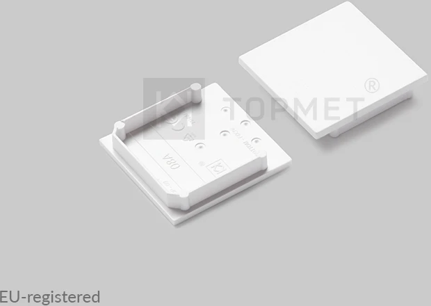 LED juostos profilio VARIO30-08ABCD užbaigimo elementai, balti, 8vnt.