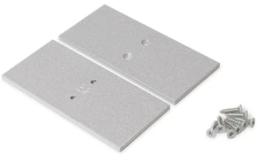 LED juostos profilio VARIO30-32 užbaigimo elementas metalinis, sidabro spalvos, 2vnt.