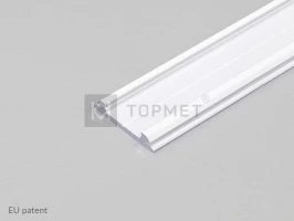 LED juostos profilis ARC12 CD/U5, baltas, 2m