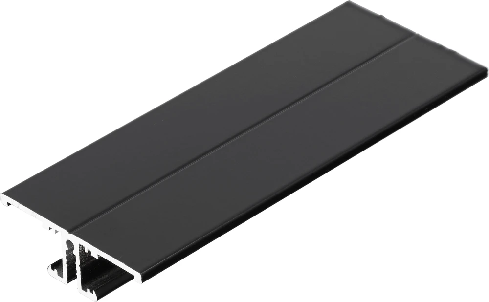 LED juostos profilis BACK10 A/UX, juodas, 1m