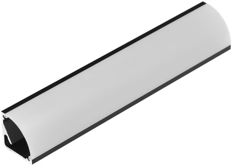 LED juostos profilis CABI12 E, juodas, 3m