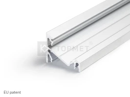 LED juostos profilis CORNER14, neanoduotas aliuminis, 2m