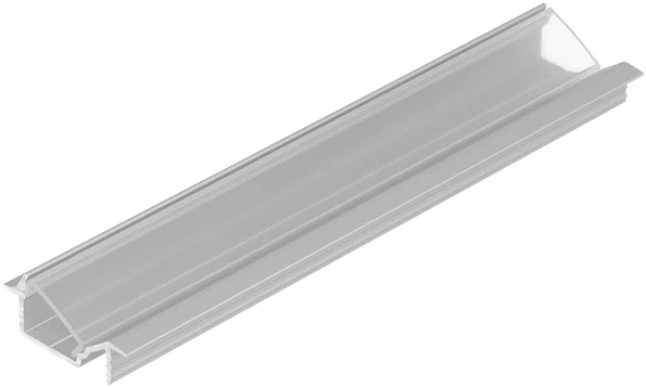 LED juostos profilis DIAGONAL10 C, anoduoto aliuminio, 2m
