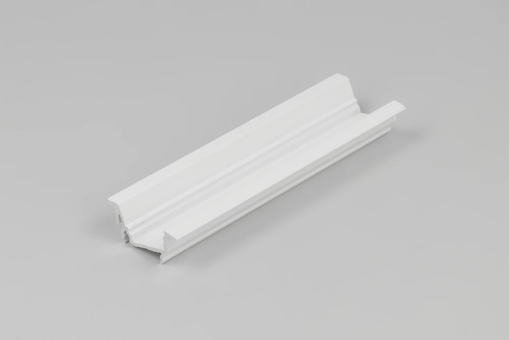 LED juostos profilis DIAGONAL14 F/TY, baltas, 2m