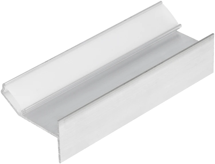 LED juostos profilis GLOW12 UP A1C, neanoduotas aliuminis, 2m