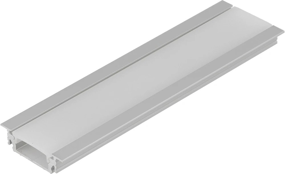 LED juostos profilis GROOVE14 EE7F/TY, anoduotas aliuminis, 1m