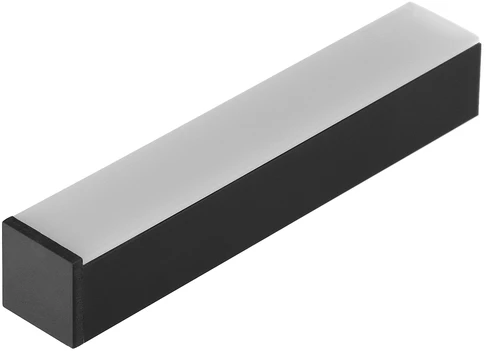 LED juostos profilis HOOD14 F/UI, juodas, 2m