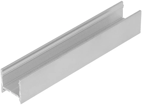 LED juostos profilis LEVEL12 C/U1, neanoduoto aliuminio, 2m