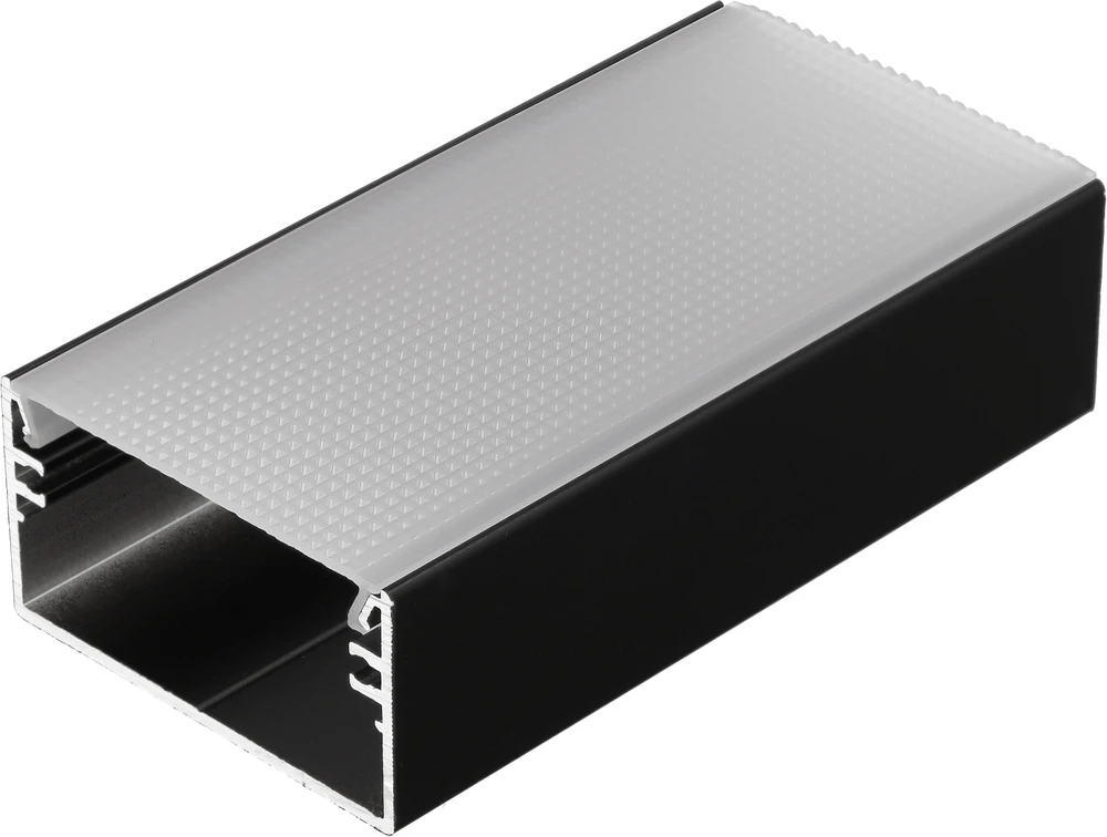 LED juostos profilis LOWI, juodas, 2m