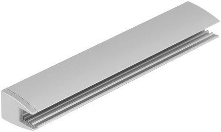 LED juostos profilis MIKRO10, anoduotas aliuminis, 4m, su plokštele LED juostos montavimui