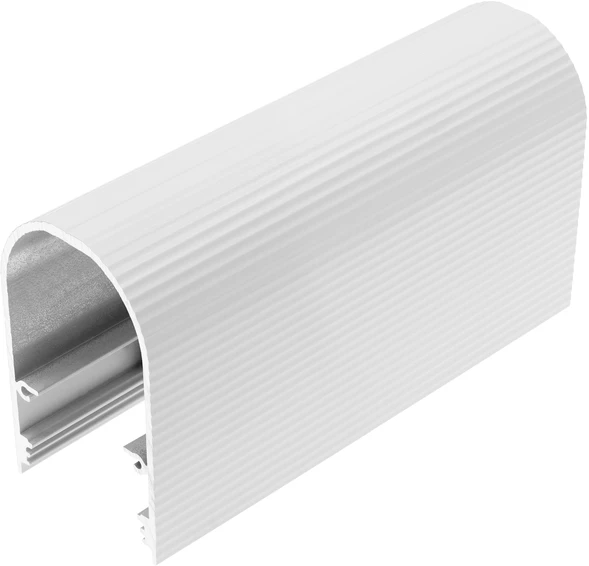 LED juostos profilis NAMI23 CD-9, baltas, 2m