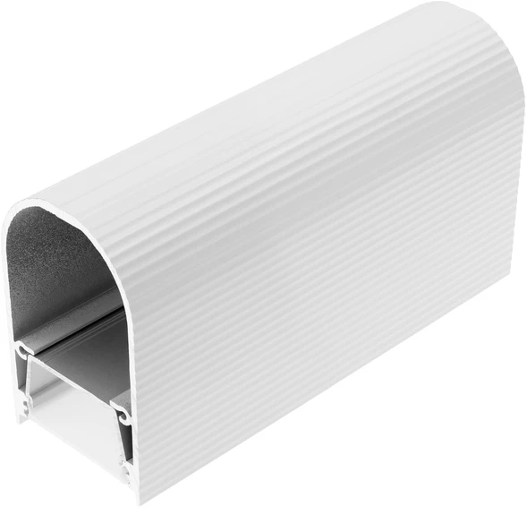 LED juostos profilis NAMI23 CD-9, baltas, 2m