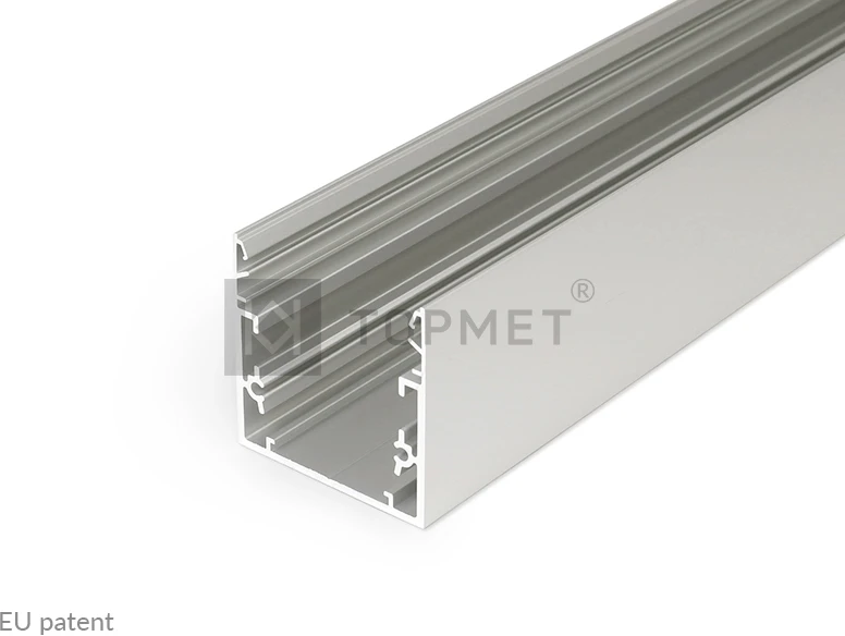 LED juostos profilis PHIL53, neanoduotas aliuminis, 2m
