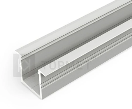 LED juostos profilis SMART-IN16, neanoduotas aliuminis, 2m