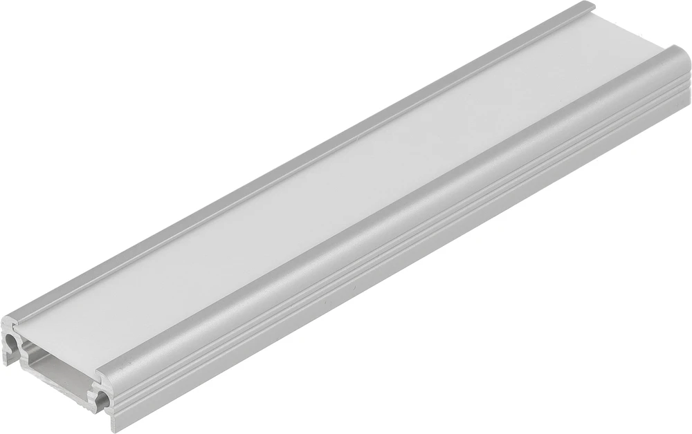 LED juostos profilis SURFACE10 BC/UX, anoduotas aliuminis, 1m