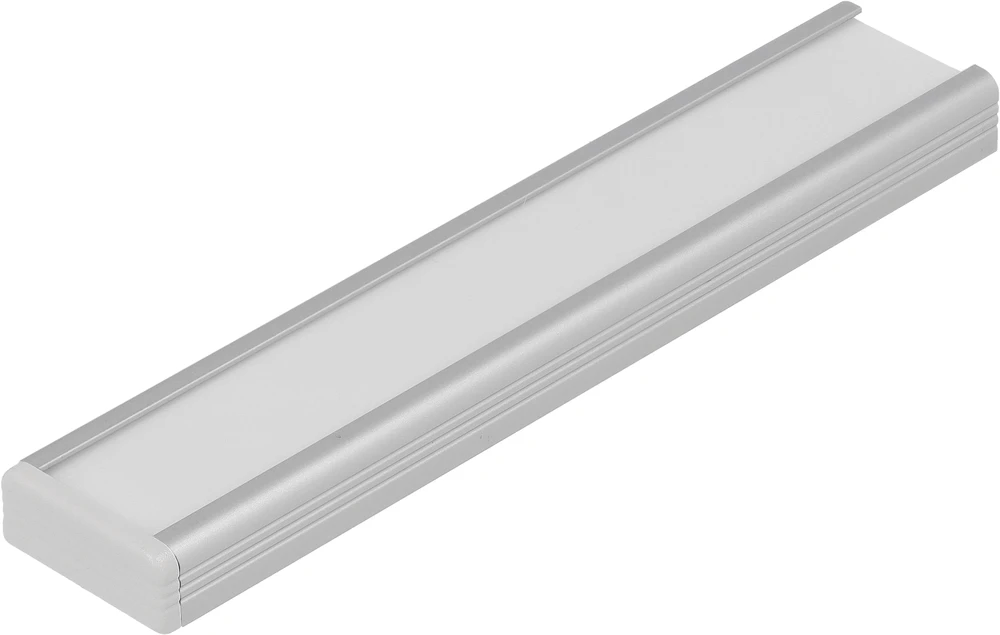 LED juostos profilis SURFACE10 BC/UX, anoduotas aliuminis, 1m