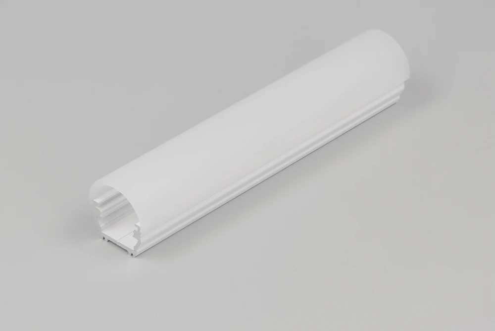 LED juostos profilis UNI12 BCD/U, baltas, 1m