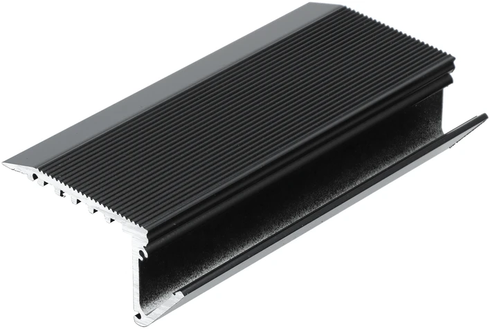 LED juostos profilis UP-BOLD12 K, juodas, 2m
