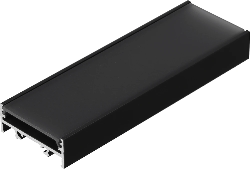 LED juostos profilis VARIO30-01 ACDE-9/TY, juodas, 1m
