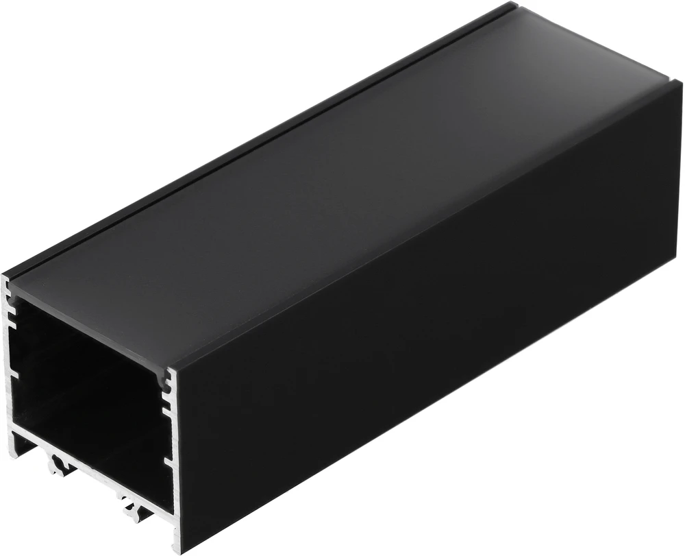 LED juostos profilis VARIO30-02 ACDE-9/TY, juodas, 1m