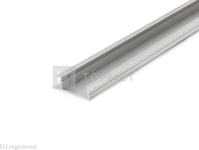 LED juostos profilis VARIO30-06 ACDE-9/U9, anoduotas aliuminis, 2m