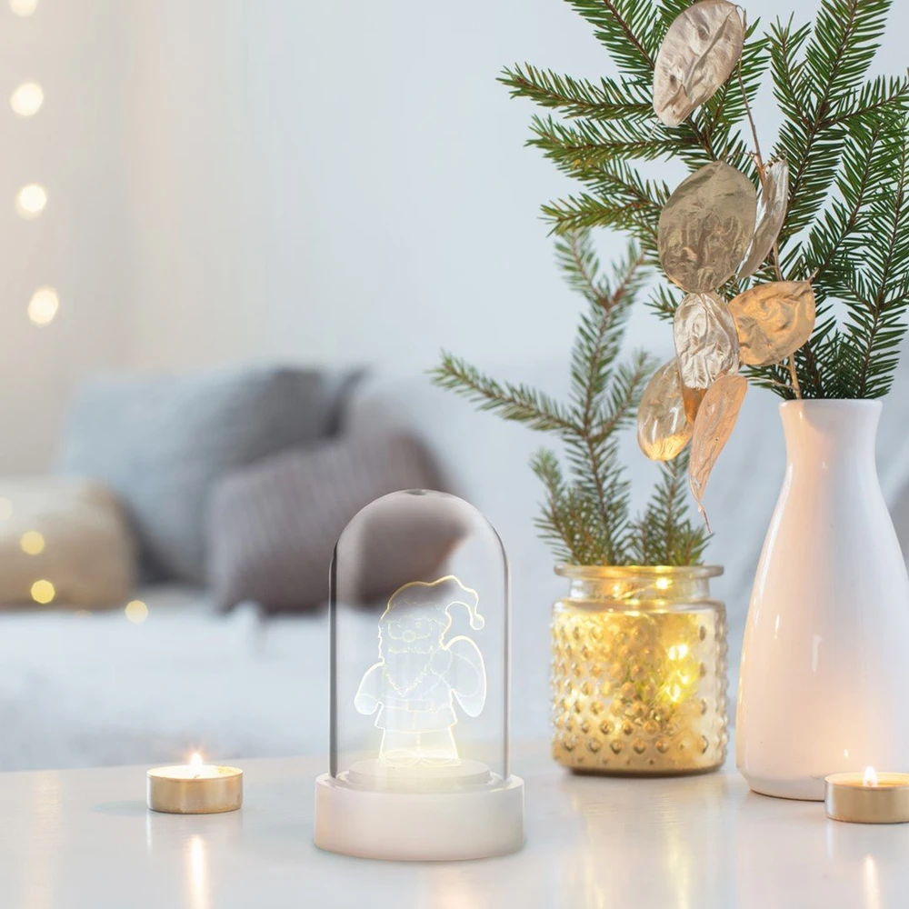 DecoKing Kalėdų dekoracija LED Senelis Šalčius