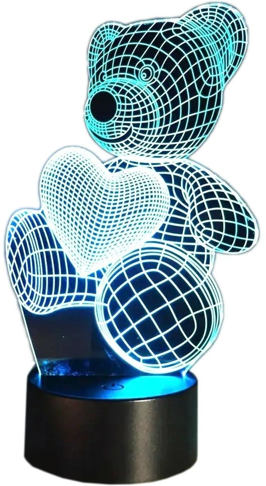 ATL LED lempa meškiuko formos