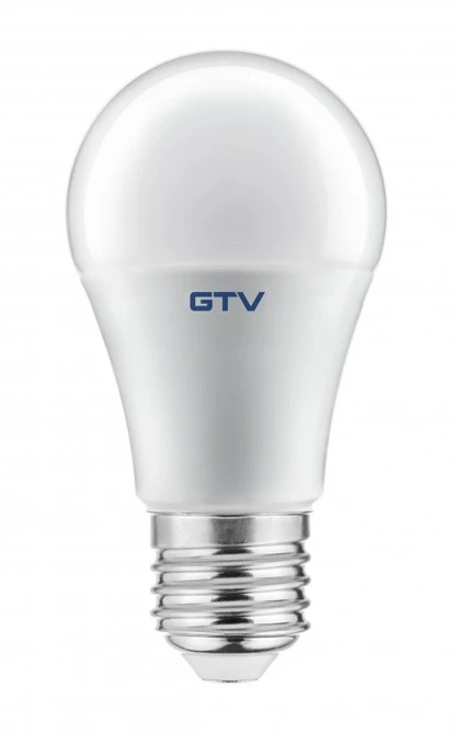 GTV LED lemputė, A60, SMD 2835, šiltai balta, E27, 6W, AC230V, 240° šviesos kampas, 470lm, 52